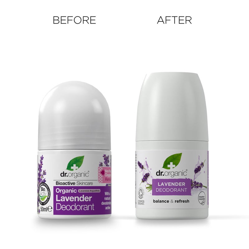 dr.organic مزيل العرق دكتور أورجانيك باللافندر - Image 5